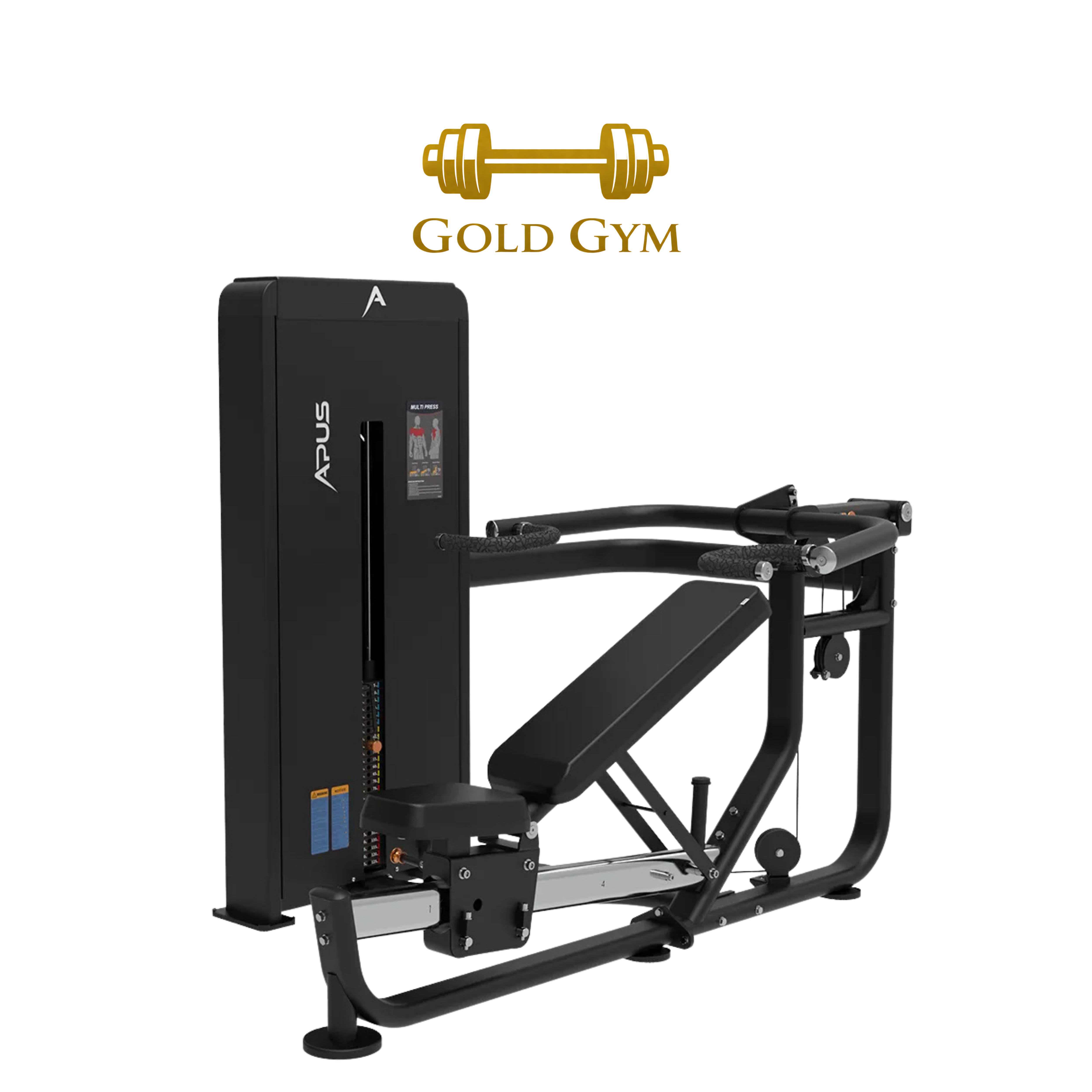 APUS MULTI PRESS SA029 PACCO PESI macchina professionale per allenamento pettorali, spalle e tricipiti
