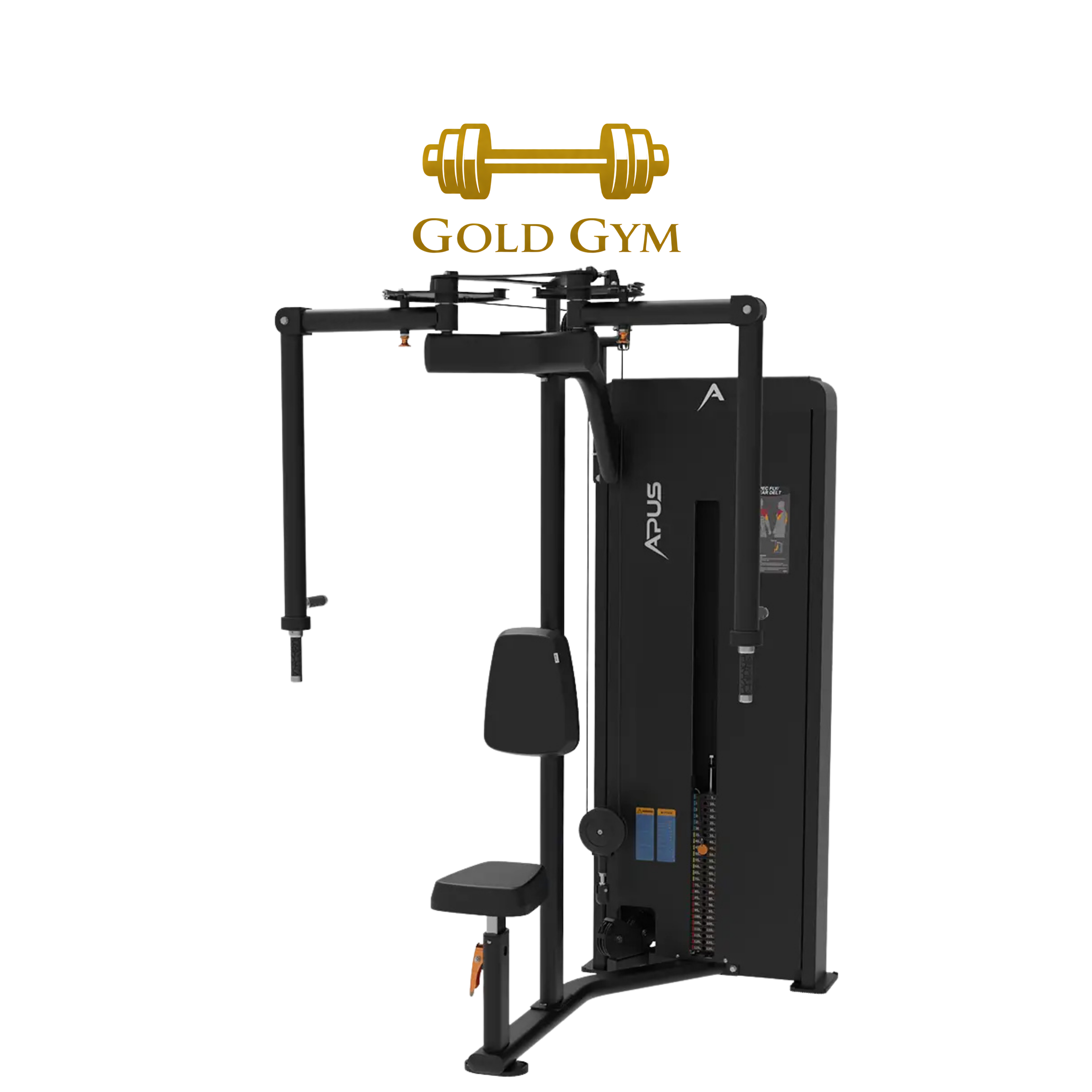 APUS DUAL PEC FLY REAR DELTOIDS SA003 PACCO PESI macchina professionale per allenamento pettorali e deltoidi posteriori