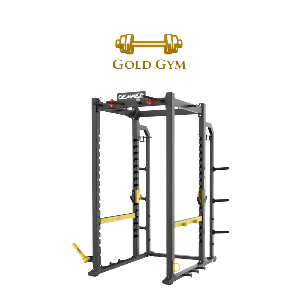 Oemmebi Full Power Rack, struttura da palestra per allenamento con bilanciere, attrezzatura fitness professionale