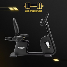 Technogym Bike Recline Artis Live - cyclette reclinata per allenamenti cardio, tecnologia avanzata, comfort e performance