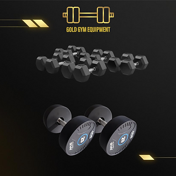 Hex-type rubberized dumbbells and Apus polyurethane dumbbells