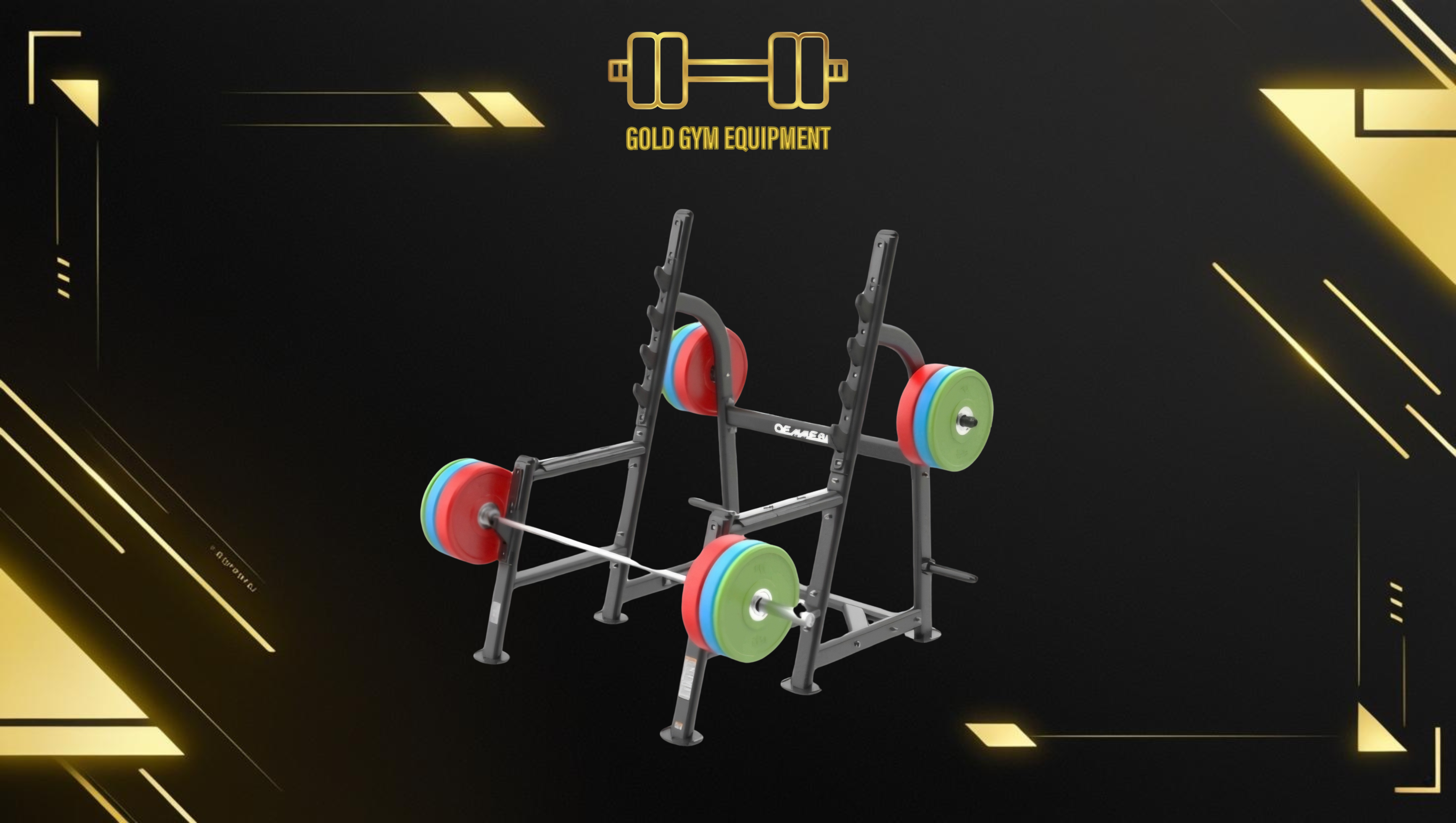Oemmebi Squat Rack, attrezzatura da palestra per allenamento con bilanciere, ideale per squat, panca e sollevamento pesi