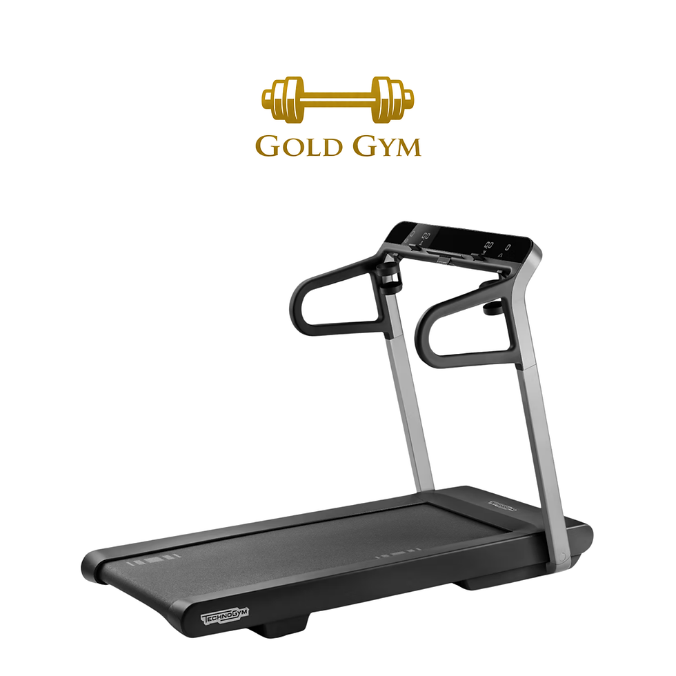 Technogym MyRun Tapis Roulant, tapis roulant compatto e smart per allenamento cardio, ideale per home gym e uso domestico