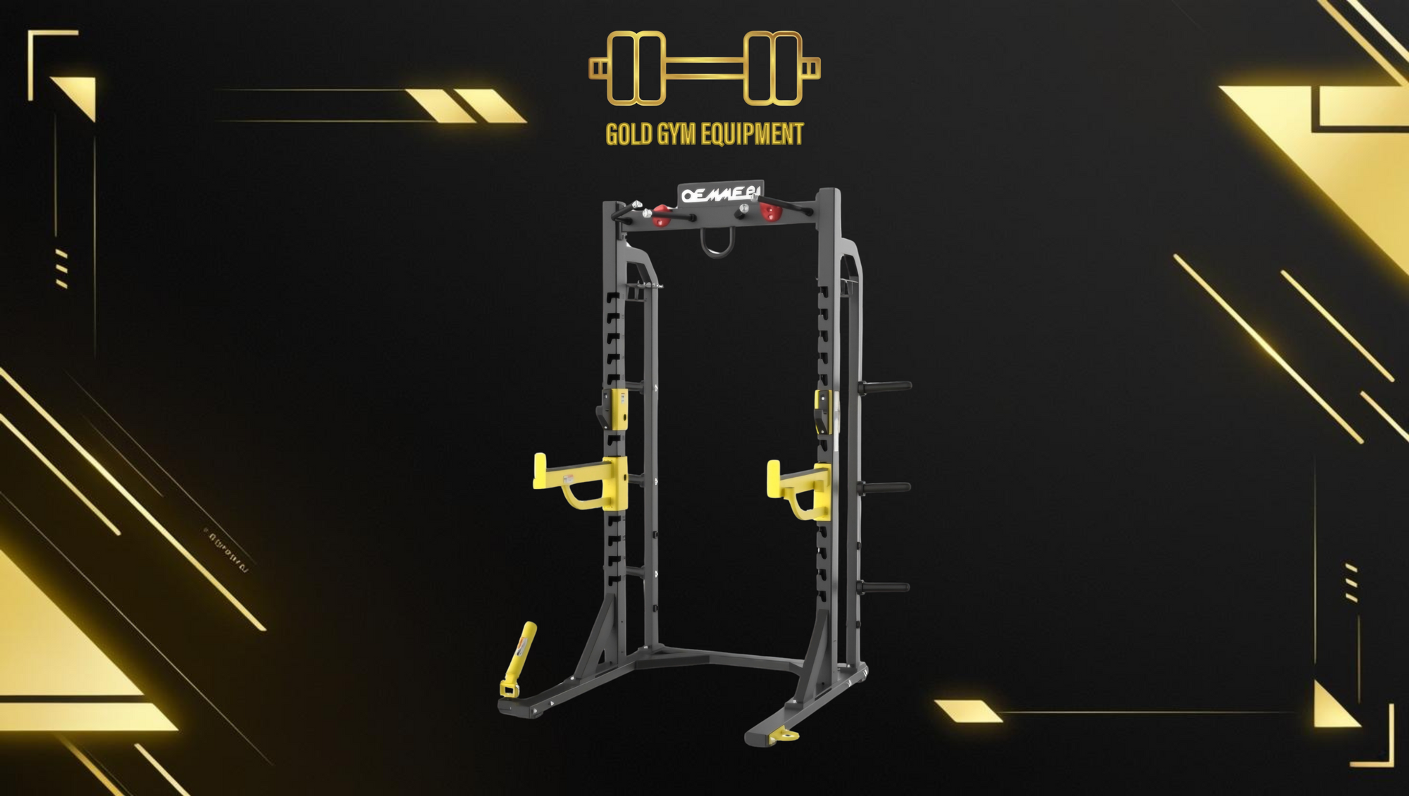 1. Half Power Rack Oemmebi per palestra, attrezzatura professionale a carico libero" 2. "Rack a metà per allenamento pesi Oem
