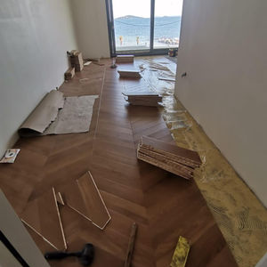 Our Balikesir Ayvalik herringbone flooring production