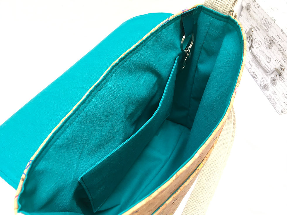 Thumbnail: 'Kerra' - Cork leather shoulder bag