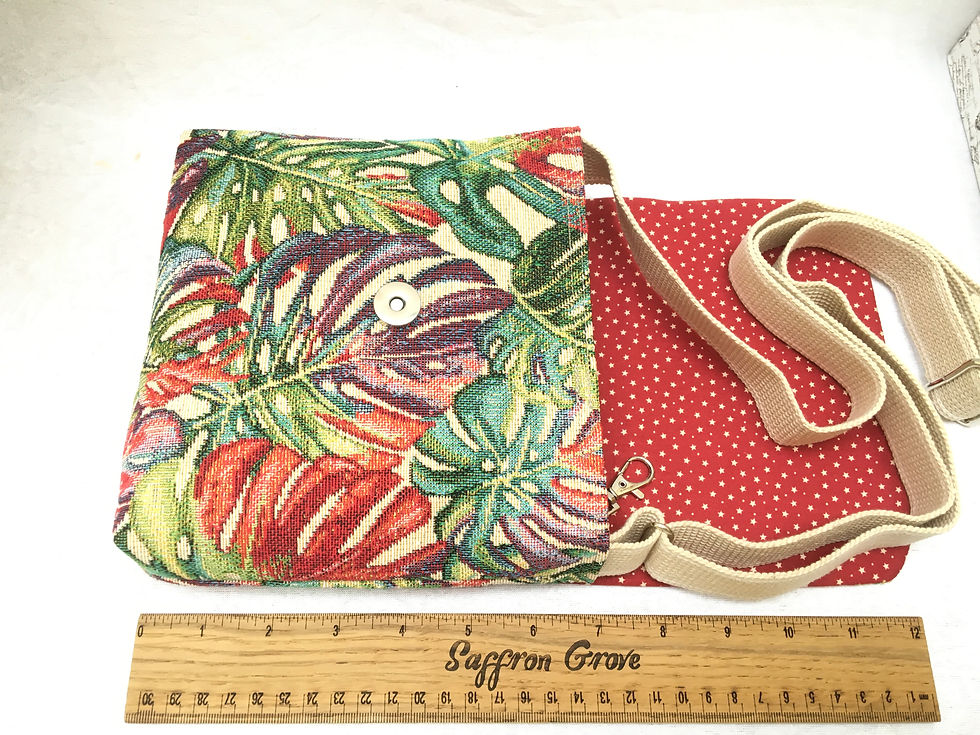 Thumbnail: 'Petra' - Micro bag in a colourful tapestry.