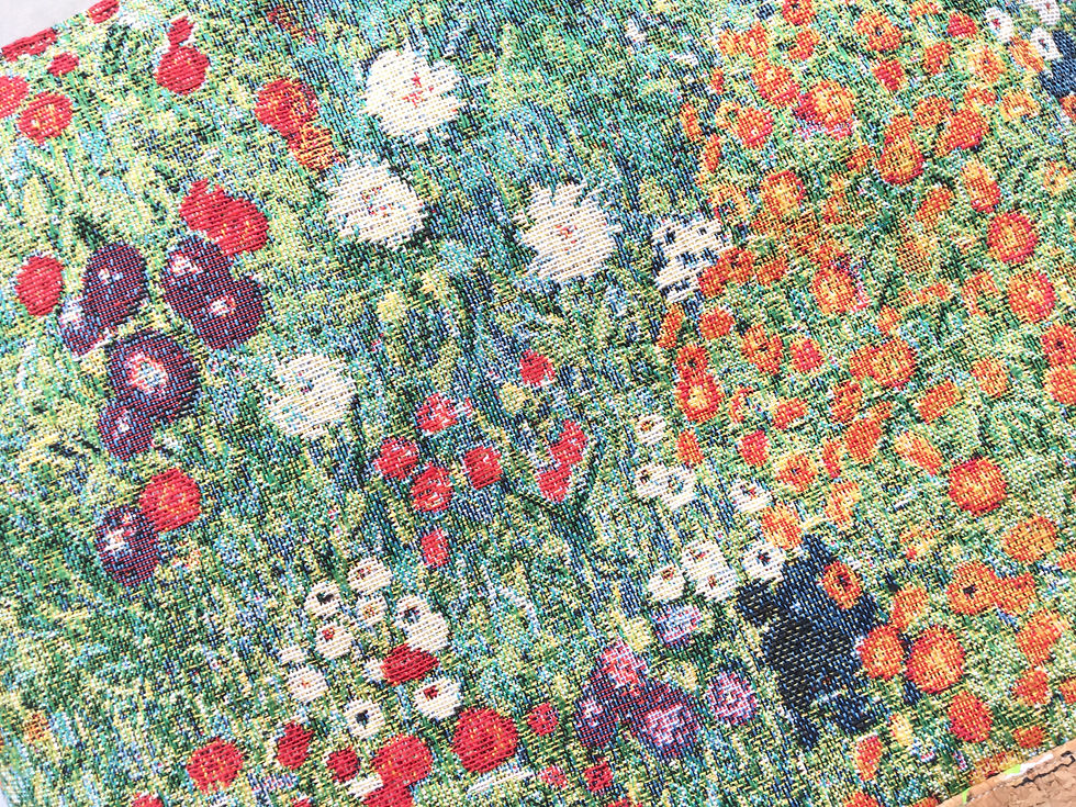 Thumbnail: 'Bethany' - mega shoulder bag in tapestry