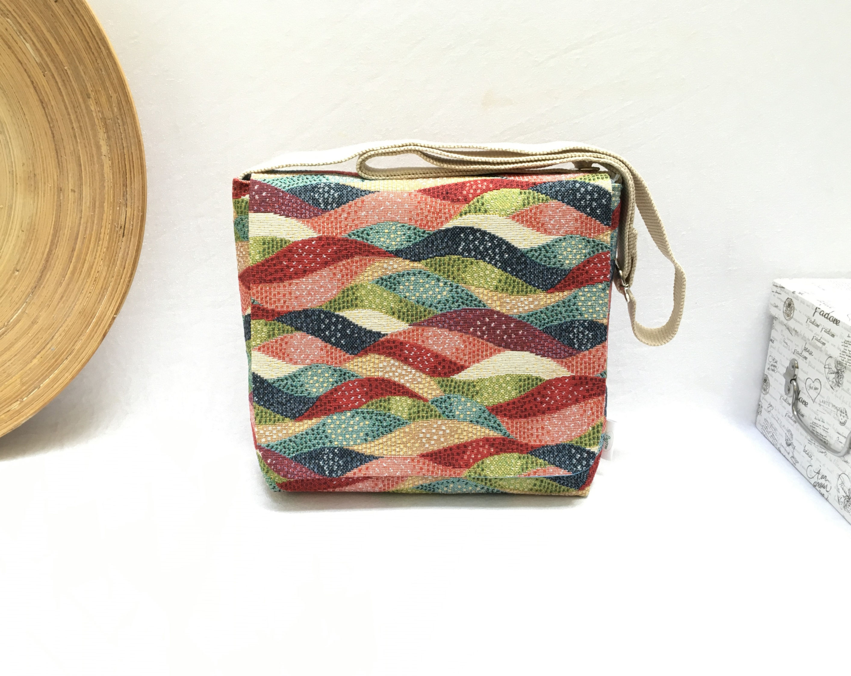 'Kerra' - Colourful tapestry shoulder bag