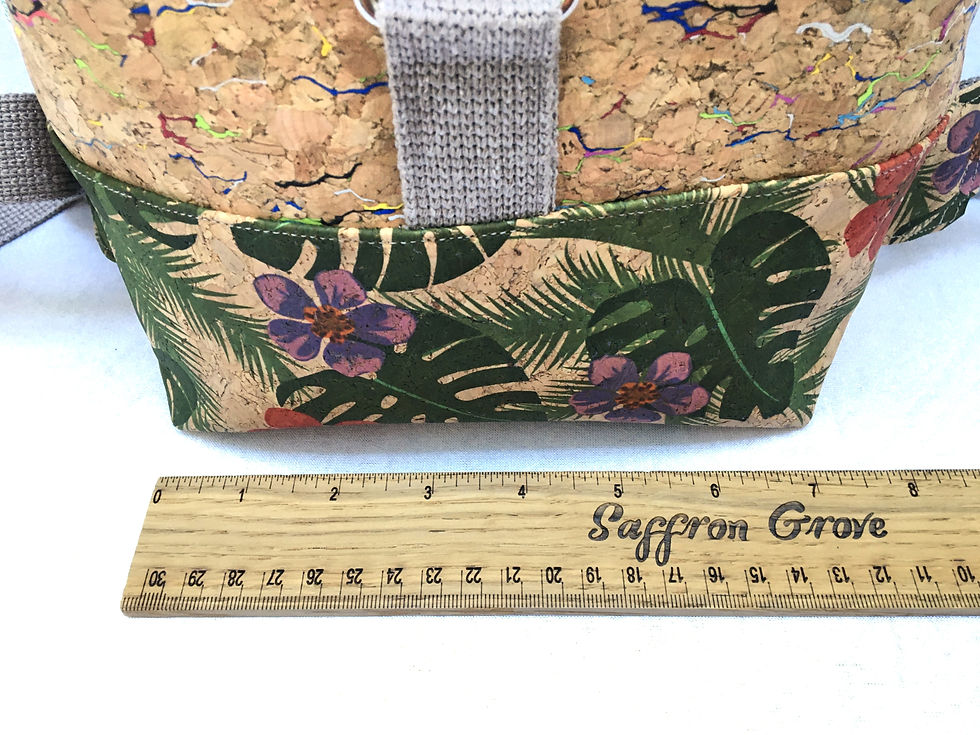Thumbnail: 'Ellie' - Small back pack in cork leather.