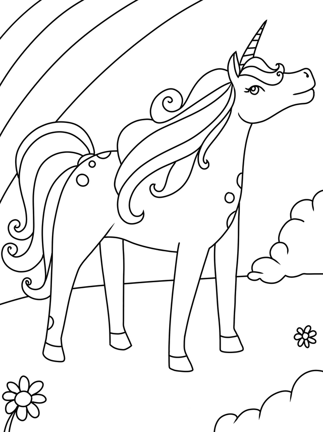 Einhorn Ausmalbilder Regenbogen Ausmalbild Einhorn Einhorn Ausmalbilder Regenbogen Ausmalbild Einhorn