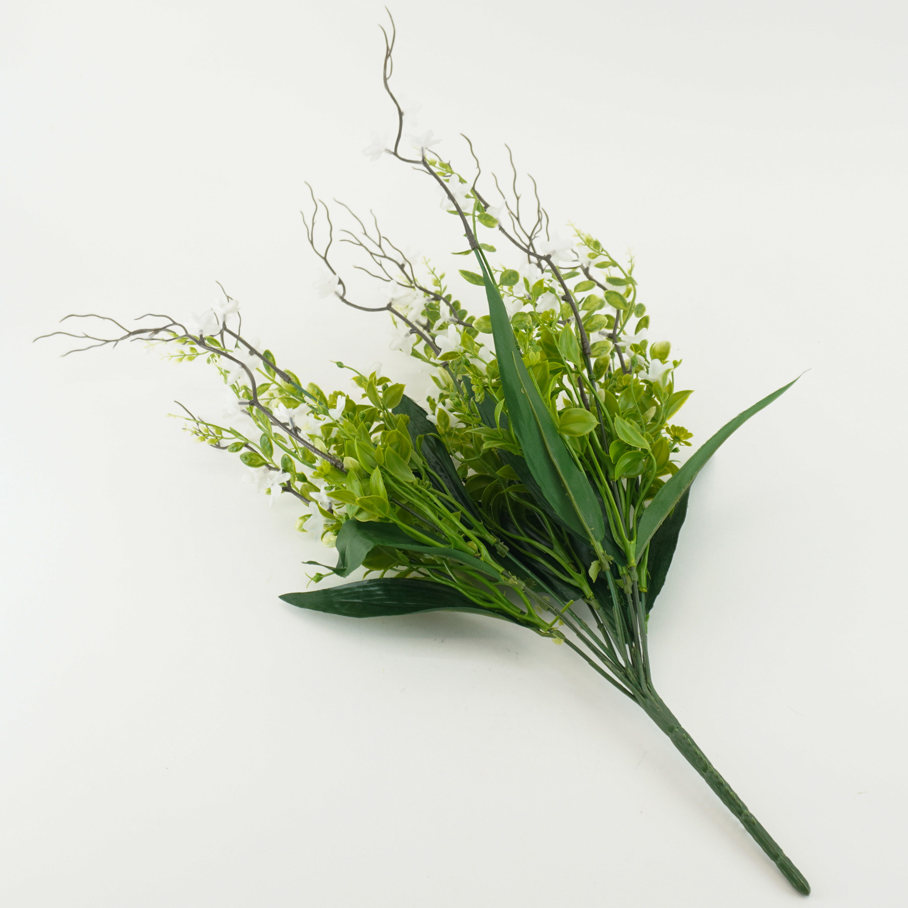 STAR FLOWER BUSH MIX GREEN AND WHITE 25IN