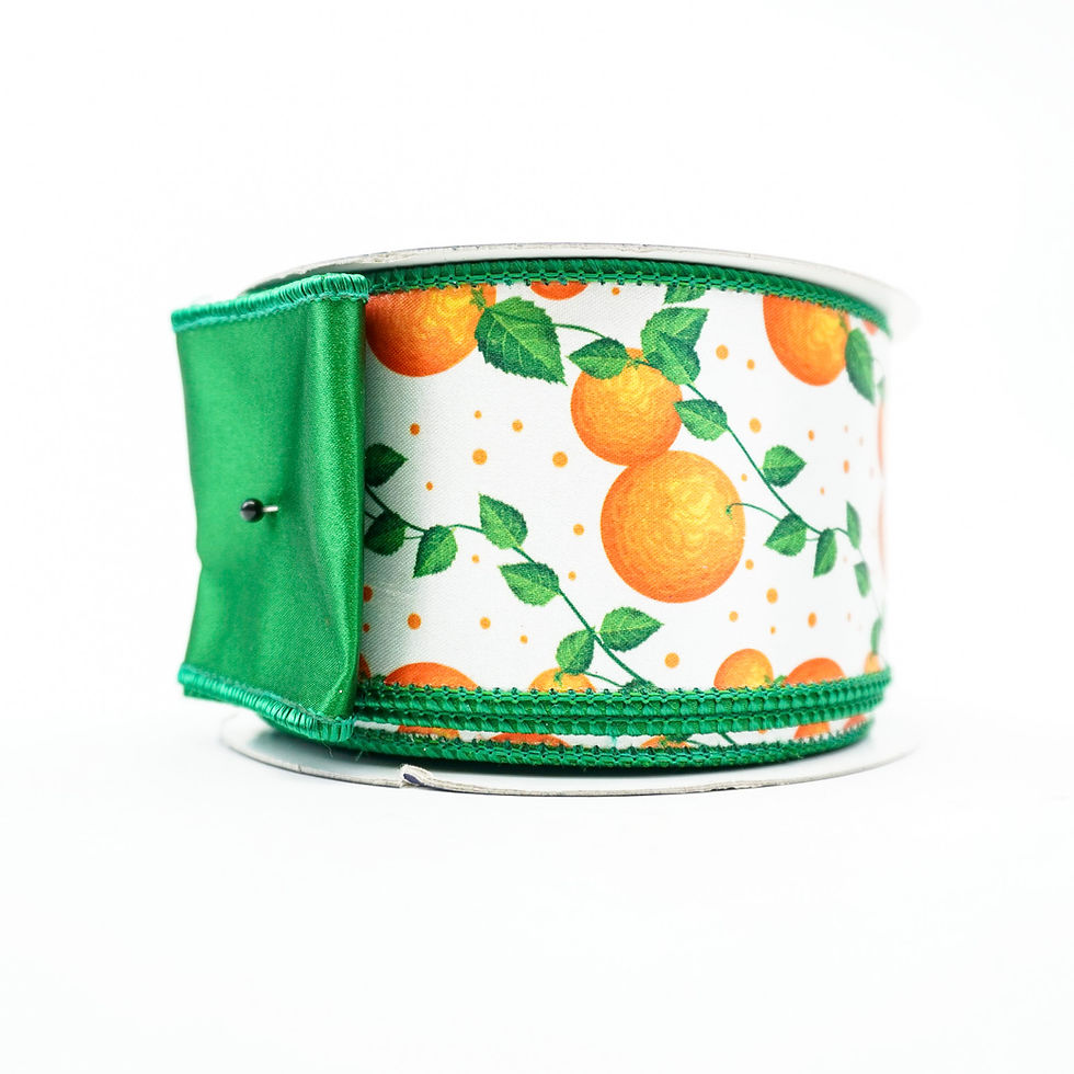 Thumbnail: RIBBON ORANGE VINE WITH ORANGE AND GREEN (2 SIZES)