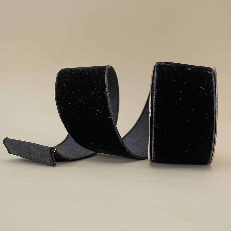 Thumbnail: RIBBON VELVET BLACK ( 3 SIZES )