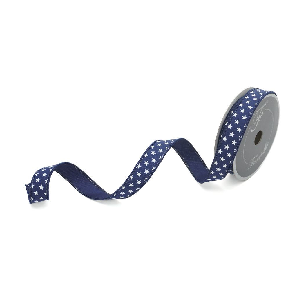 RIBBON SPIRITED STARS WITH BLUE ( 2 SIZES )