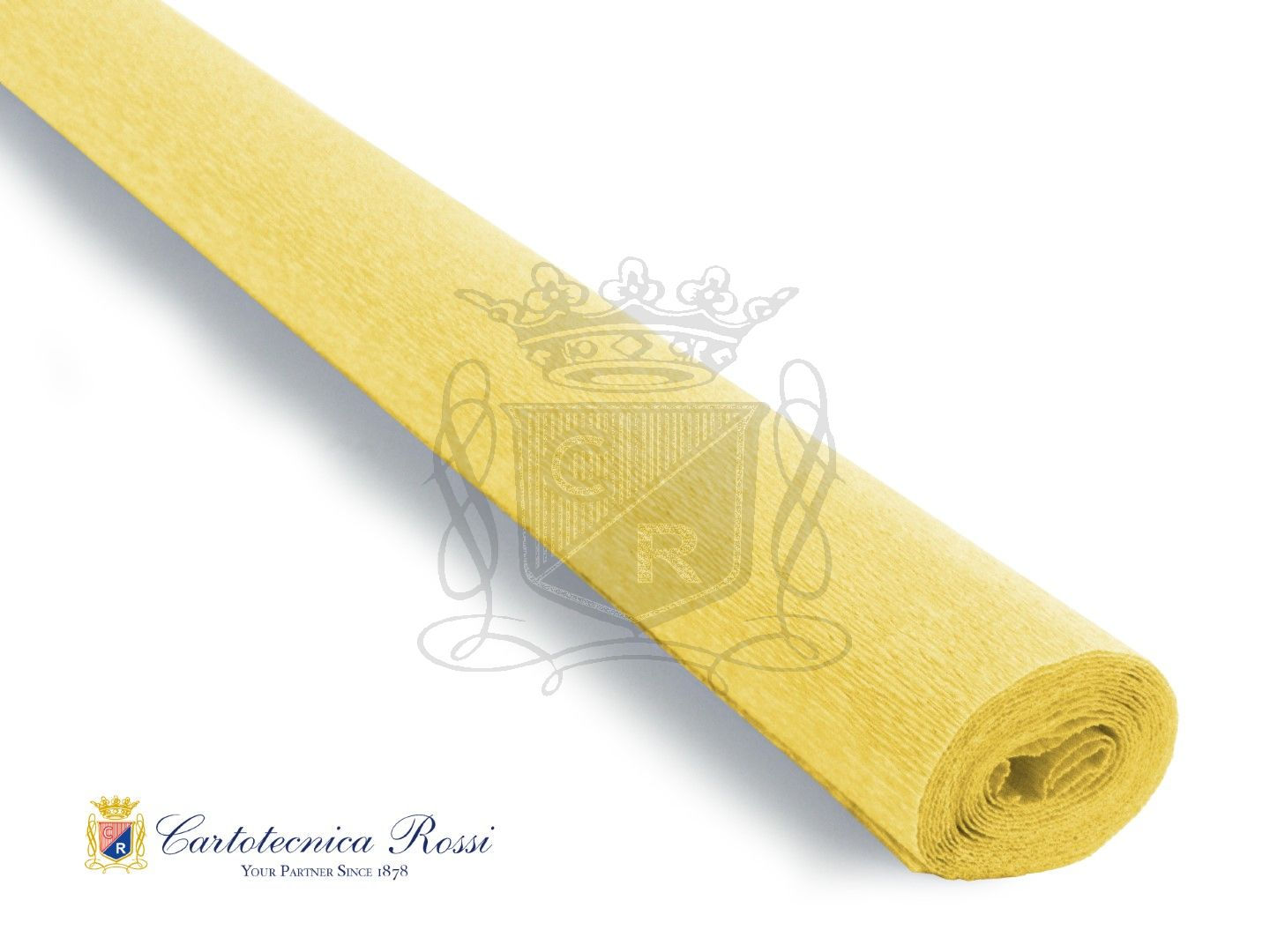CREPE PAPER LEMON YELLOW 90G 20INX5FT