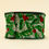 Miniatura: RIBBON EMBROIDERED HOLLY LEAVES GREEN AND RED ( 2 SIZES )