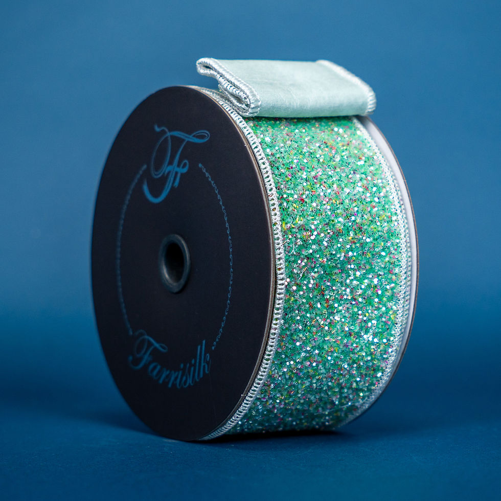 Thumbnail: RIBBON SPEARMINT GLITTER MINT ( 2 SIZES )