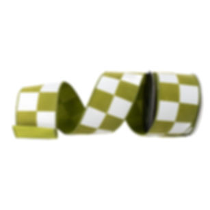 RIBBON 4" X 10YDS MAXI CHECKS ( 4 COLORS )