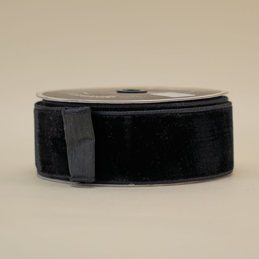 Thumbnail: RIBBON VELVET BLACK ( 3 SIZES )