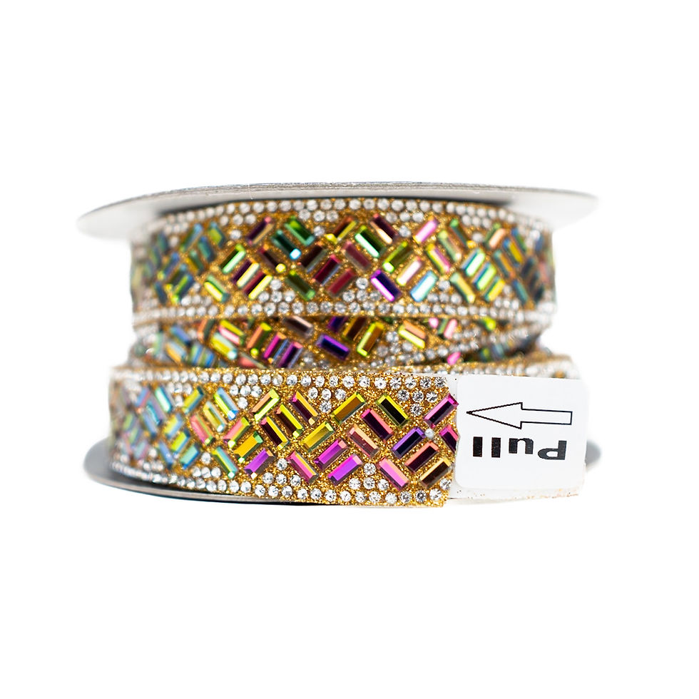 Thumbnail: ADHESIVE RIBBON 1" X 10FT JUBILEE JEWEL  ( 3 COLORS)