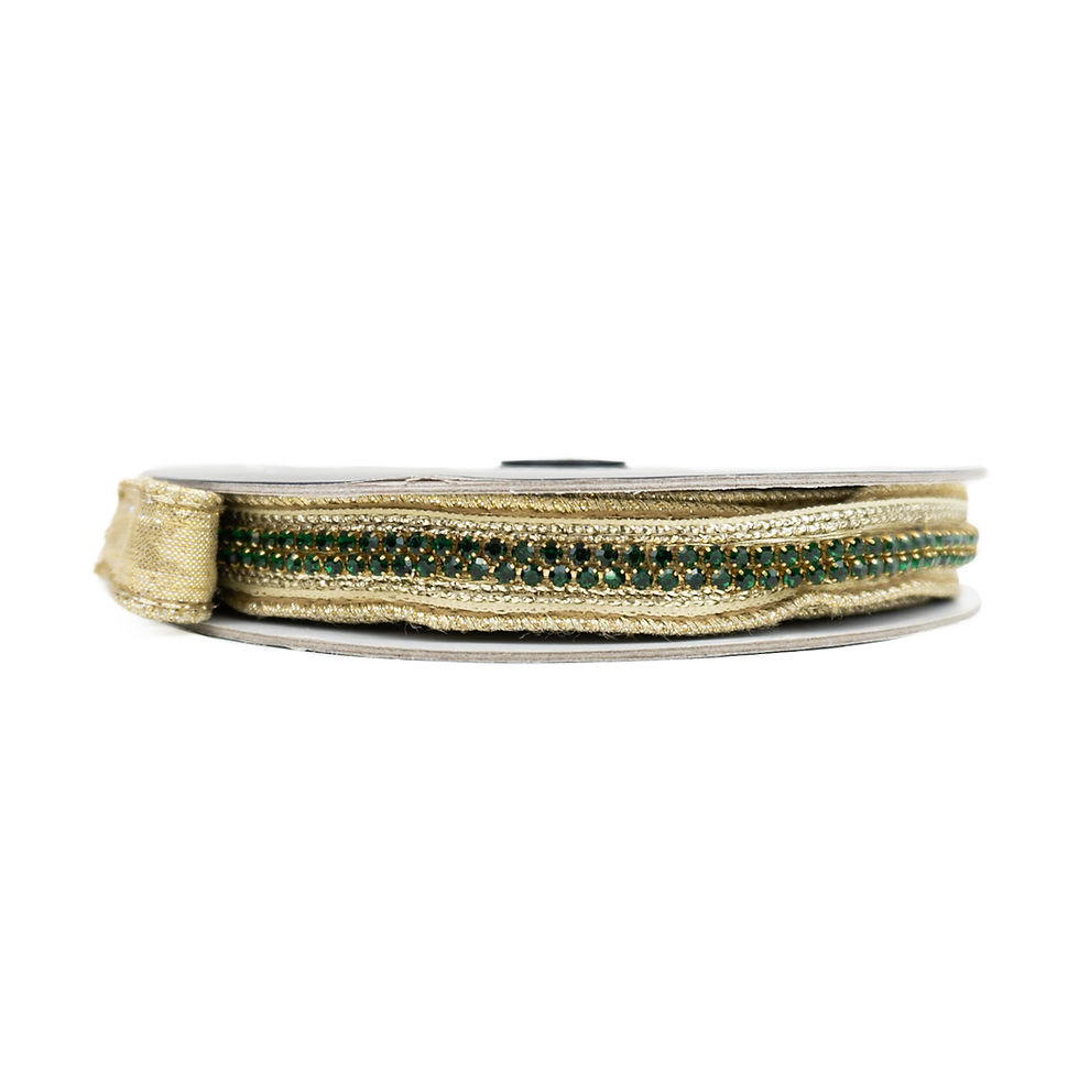 Thumbnail: RIBBON .75" X 5YDS DIAMOND TRIM ( 5 COLORS )