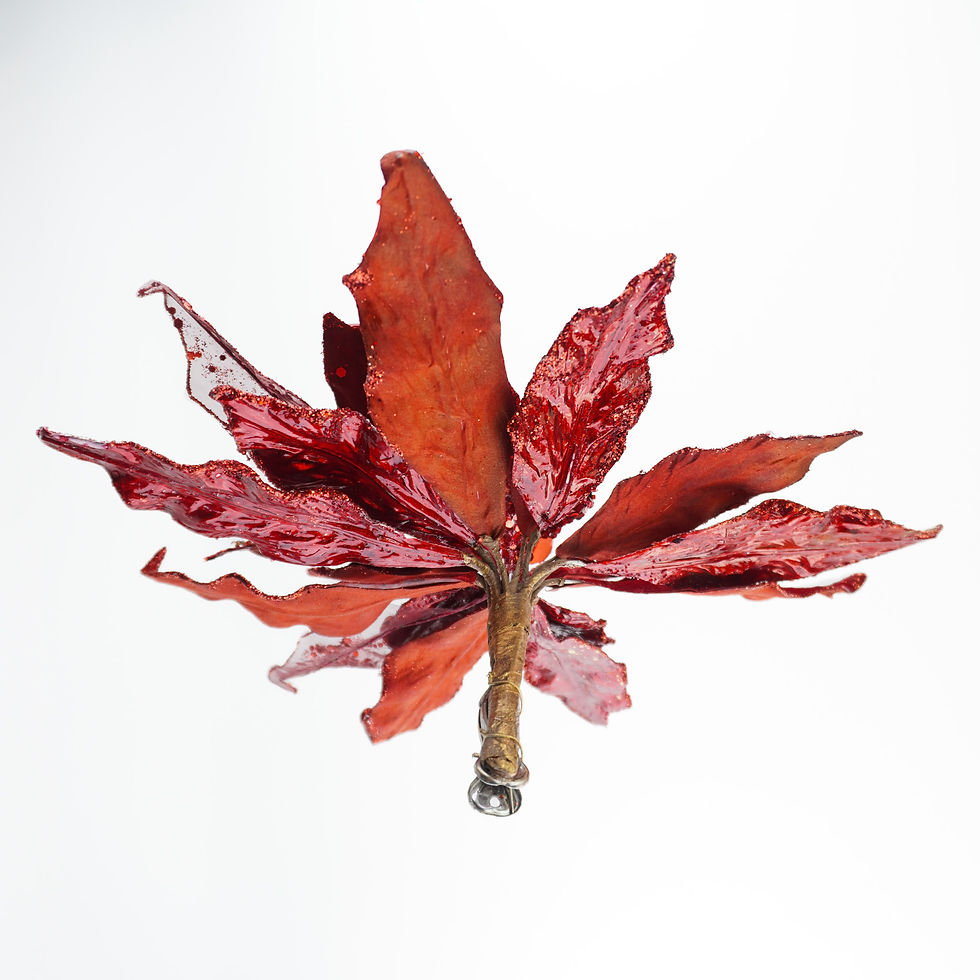 Miniatura: CLIP POINSETTIA XL RED