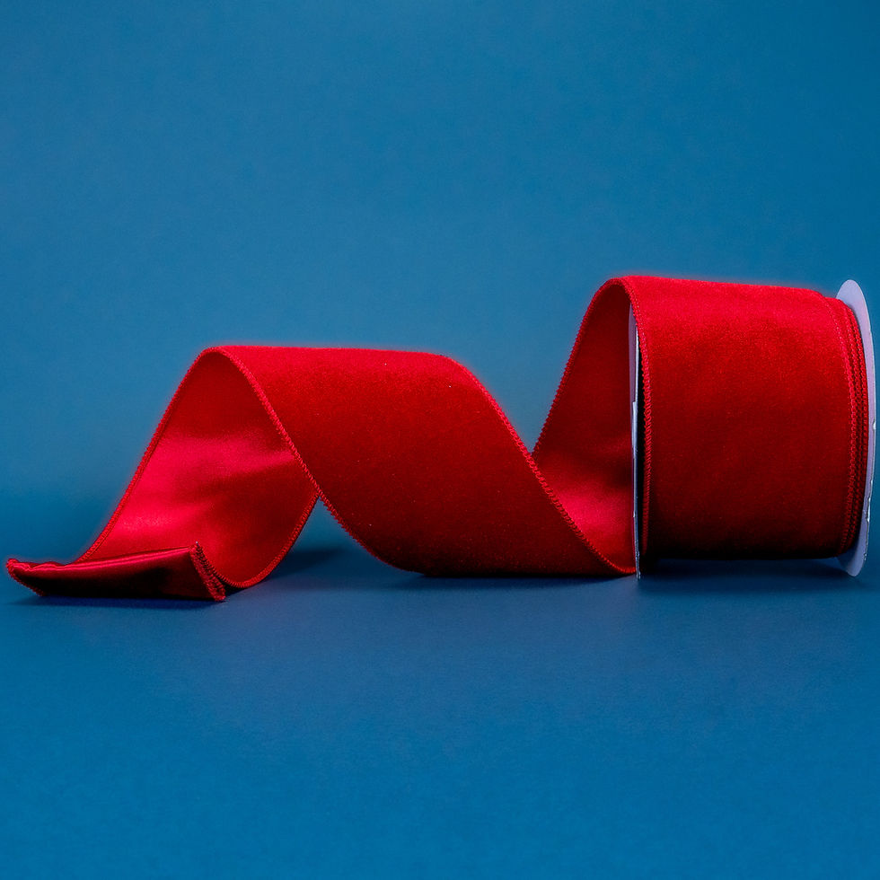 Thumbnail: RIBBON DELUXE VELVET RED ( 4 SIZES )