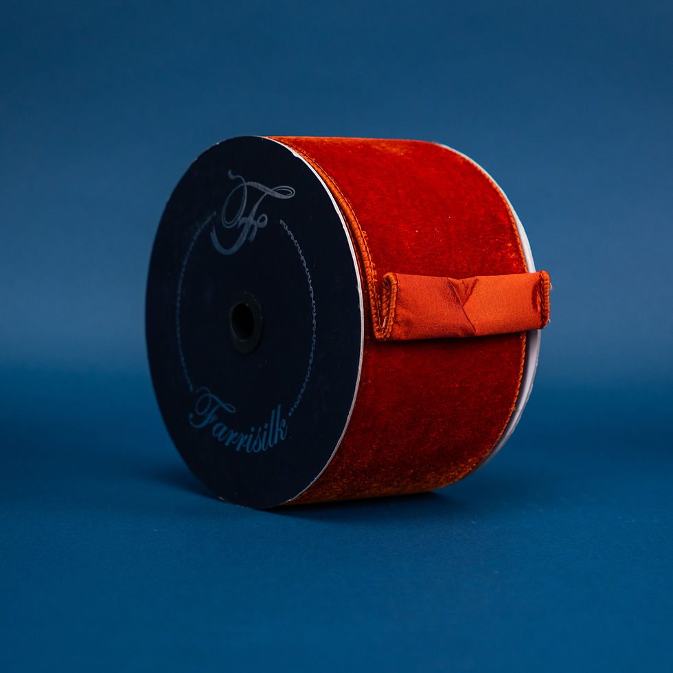 Thumbnail: RIBBON VELVET CINNAMON ( 2 SIZES )