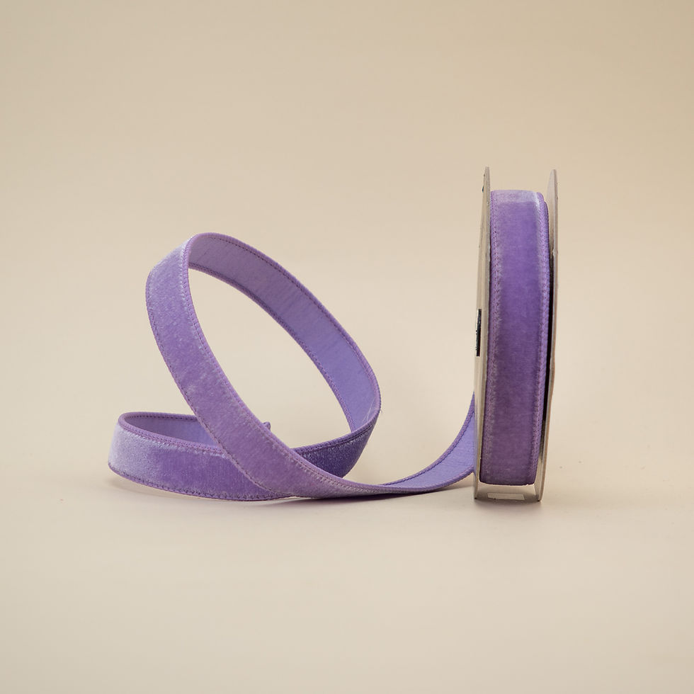 Thumbnail: RIBBON 1" X 10YDS VELVET ( 4 COLORS )