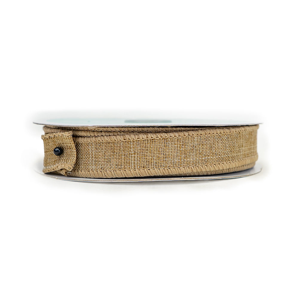 Thumbnail: RIBBON 5/8" X 10YDS BURLAP ( 14 COLORS )