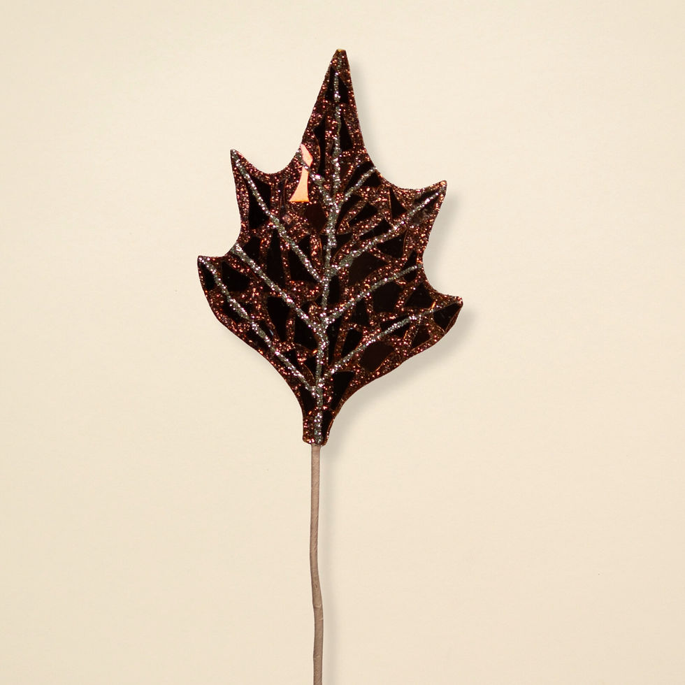 Thumbnail: MOSAIC MIRROR LEAF 13" ( 2 COLORS )