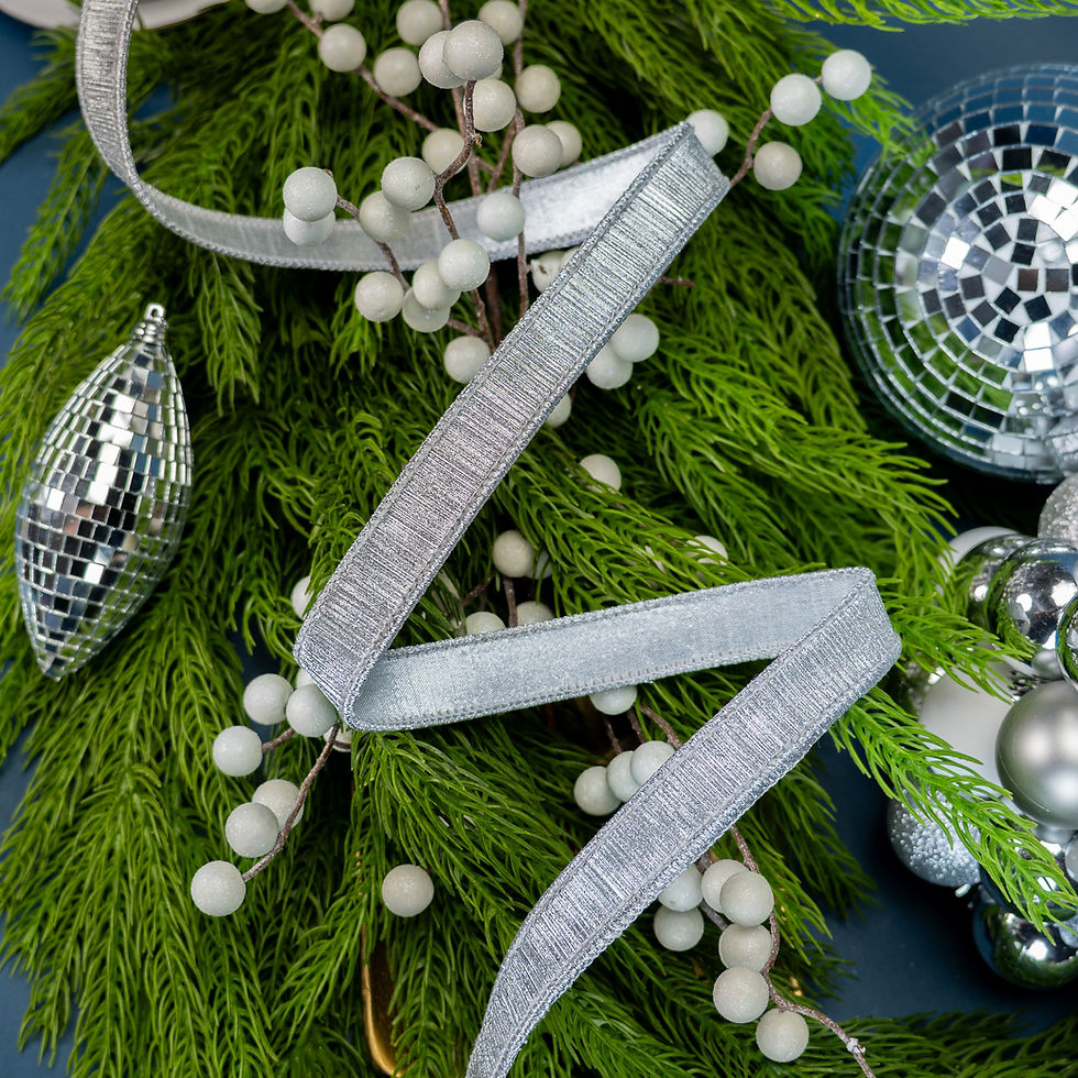 Thumbnail: RIBBON MANHATTAN SILVER ( 3 SIZES )