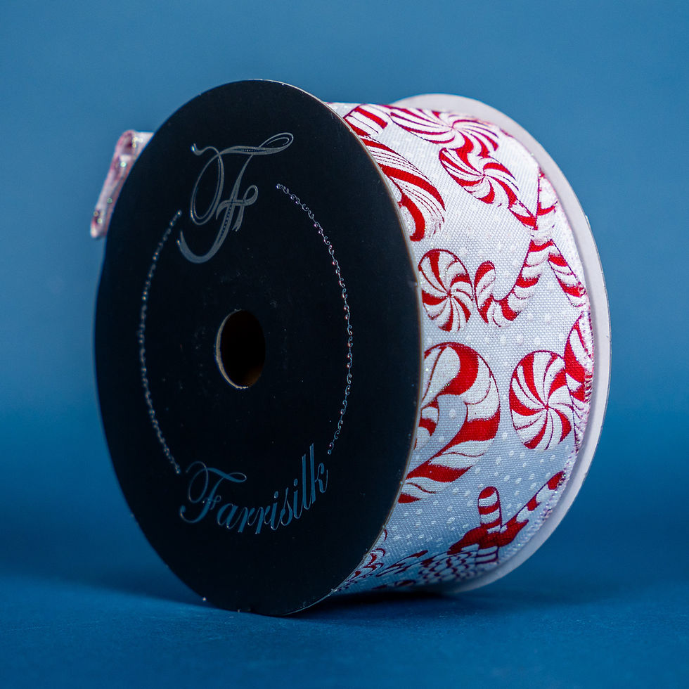 Thumbnail: RIBBON MIXED CANDIES RED AND WHITE ( 2 SIZES )