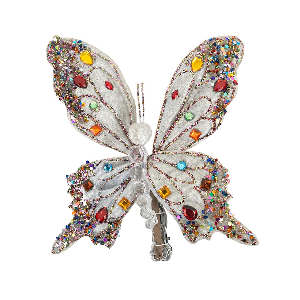 Thumbnail: BUTTERFLY CLIP 9" MULTICOLOR (8 COLORS)