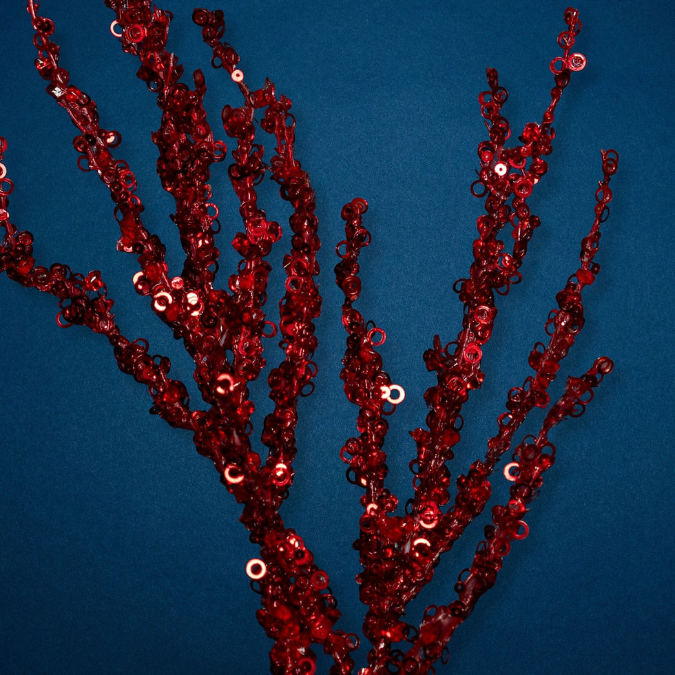 Thumbnail: SEQUIN BRANCH 7" X 26" ( 3 COLORS )