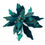 Thumbnail: CLIP POINSETTIA 12IN WITH TEAL