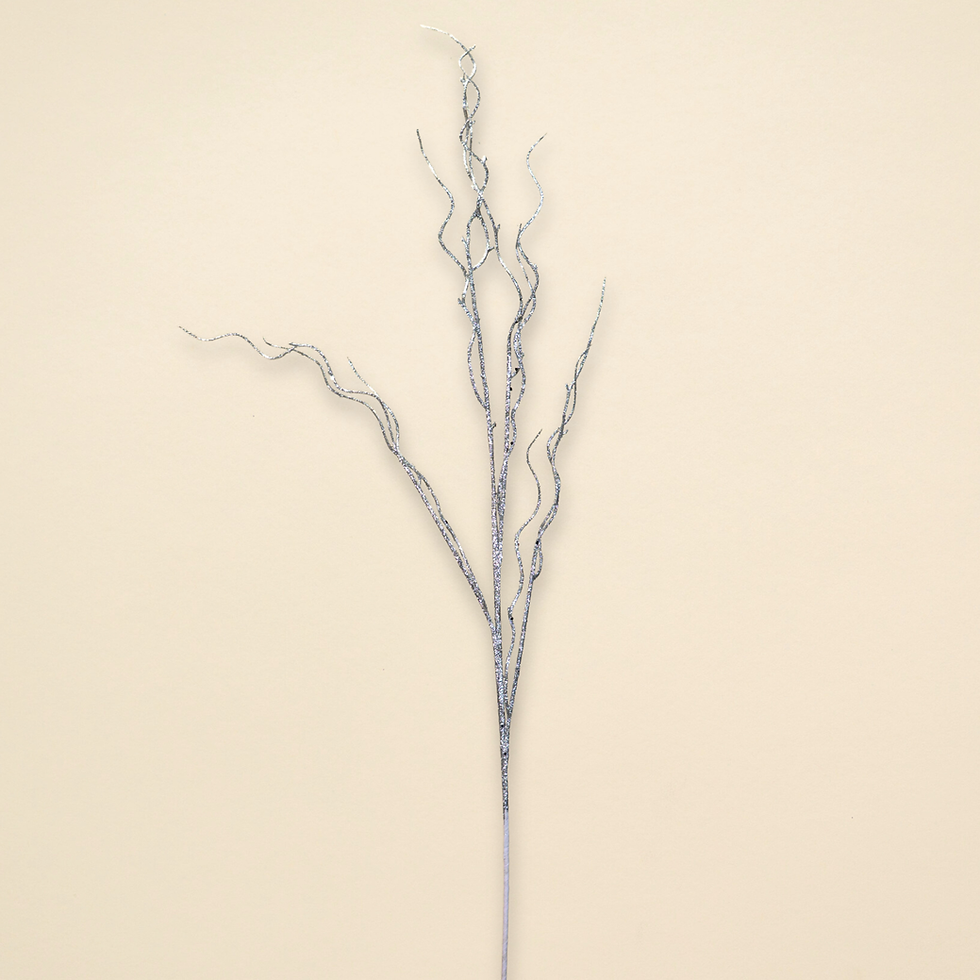 Thumbnail: CURLY WILLOW BRANCH 41" GLITTER ( 5 COLORS )