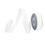 Thumbnail: RIBBON TAFFETA WHITE ( 4 SIZES)