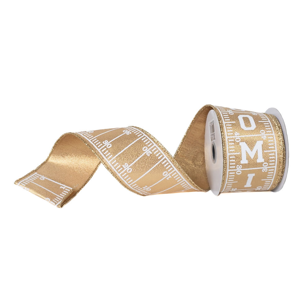 Thumbnail: RIBBON 2.5" X 10YDS FOOTBALL FIELD ( 3 COLORS)