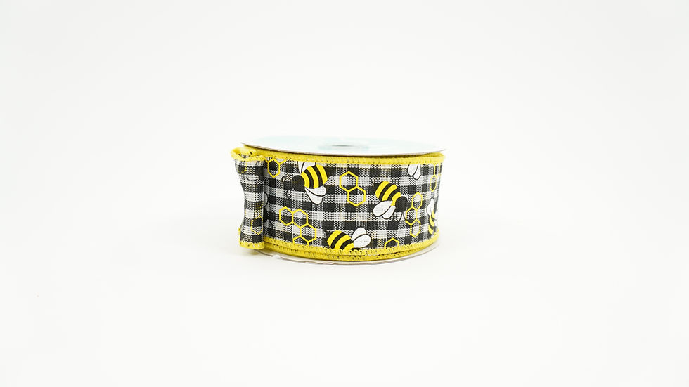 Thumbnail: RIBBON MINI BUMBLEBEE GINGHAM (3 SIZES)