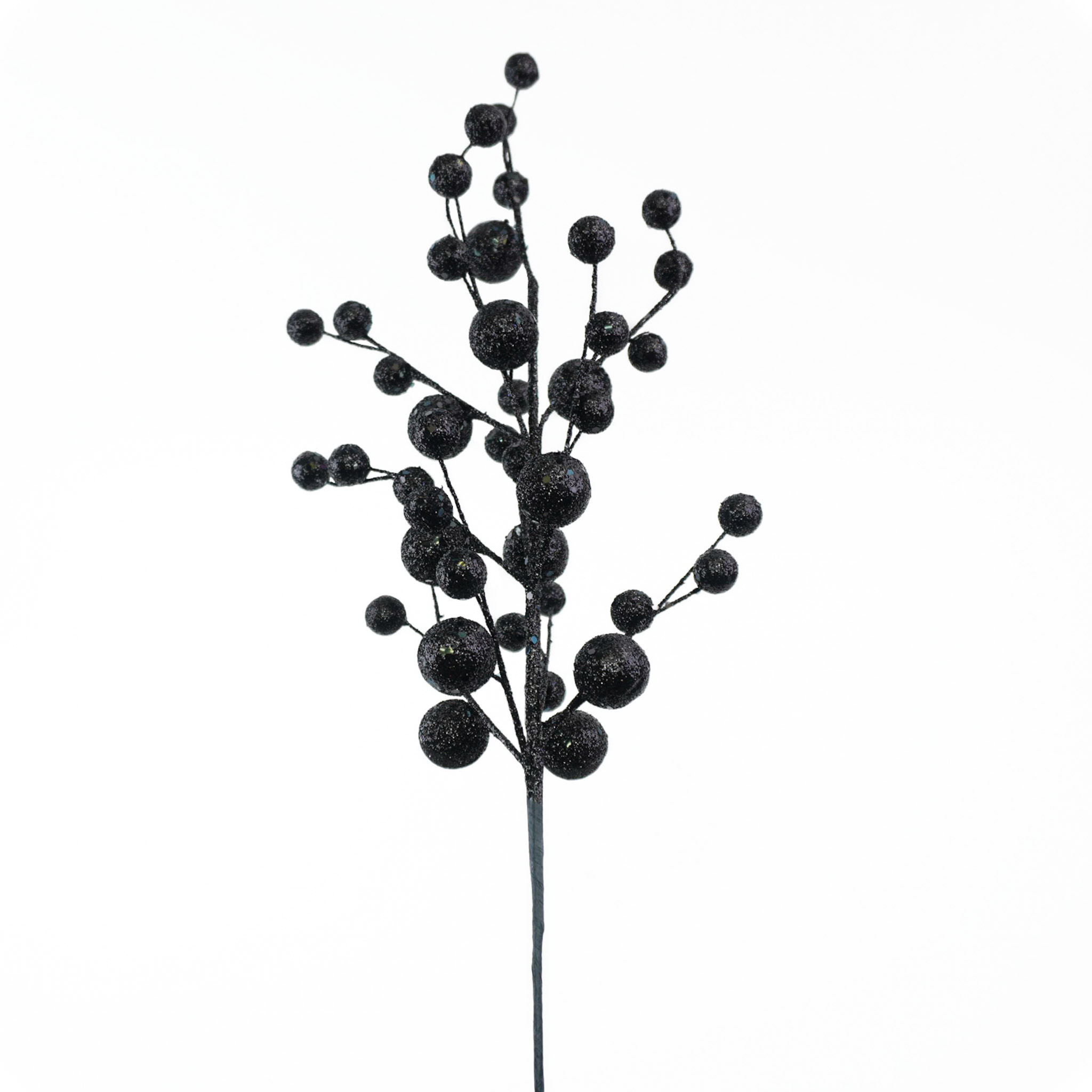 BALL GLITTER SPRAY SET OF 4 BLACK