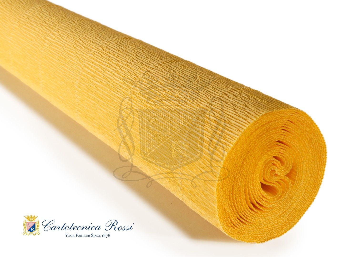 CREPE PAPER NATURAL ROSE YELLOW 180G 20INX8.2FT