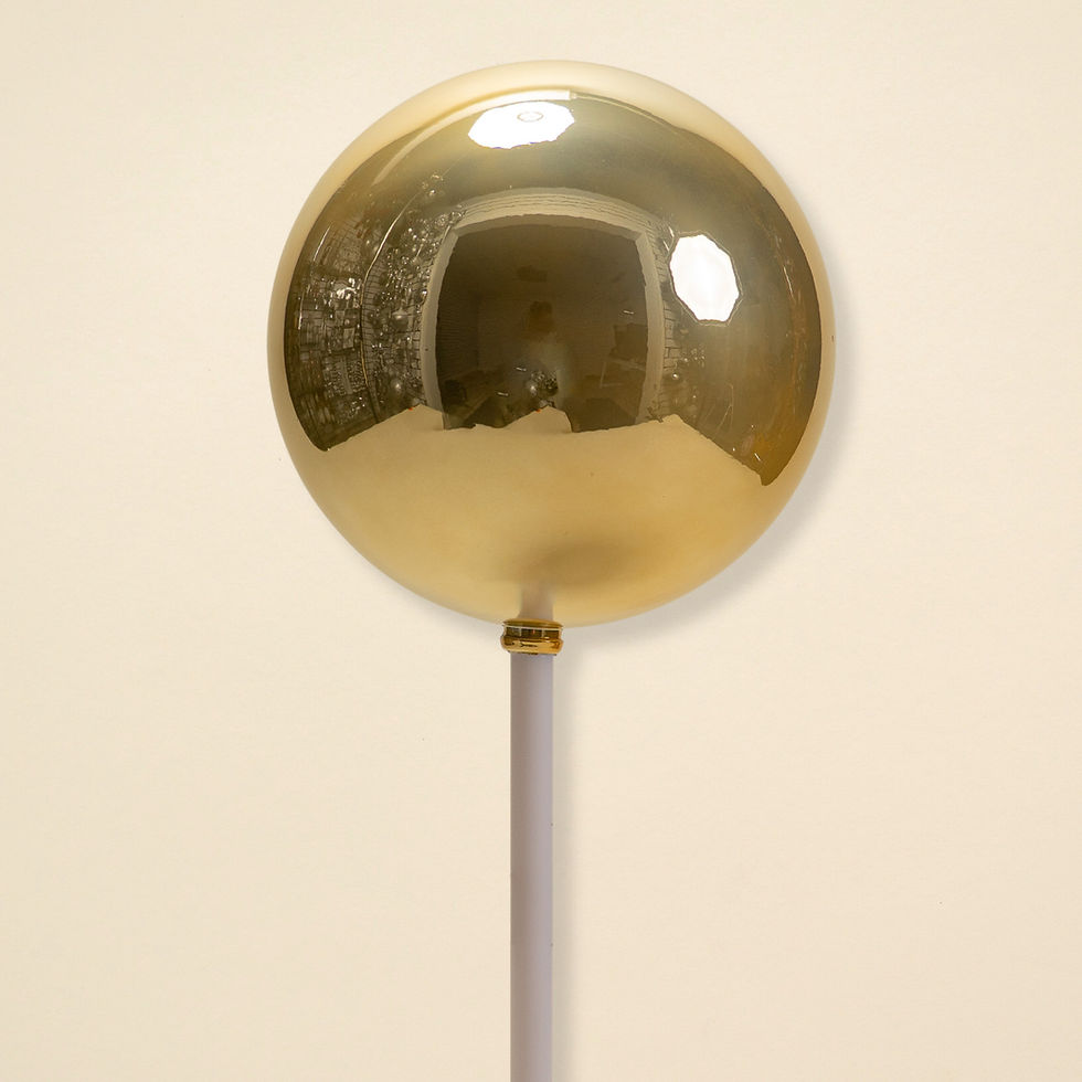 Thumbnail: BALL STICK ORNAMENT 18" PEARL ( 5 COLORS )