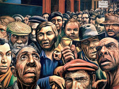 Detalhe do quadro de Antônio Berni