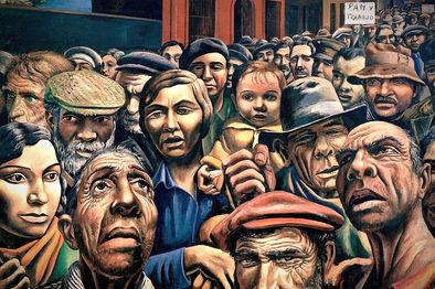 Detalhe do quadro de Antônio Berni