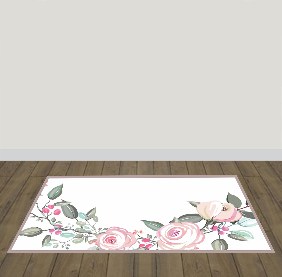 Tapete lona floral 1