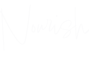 Nourishment in cursive