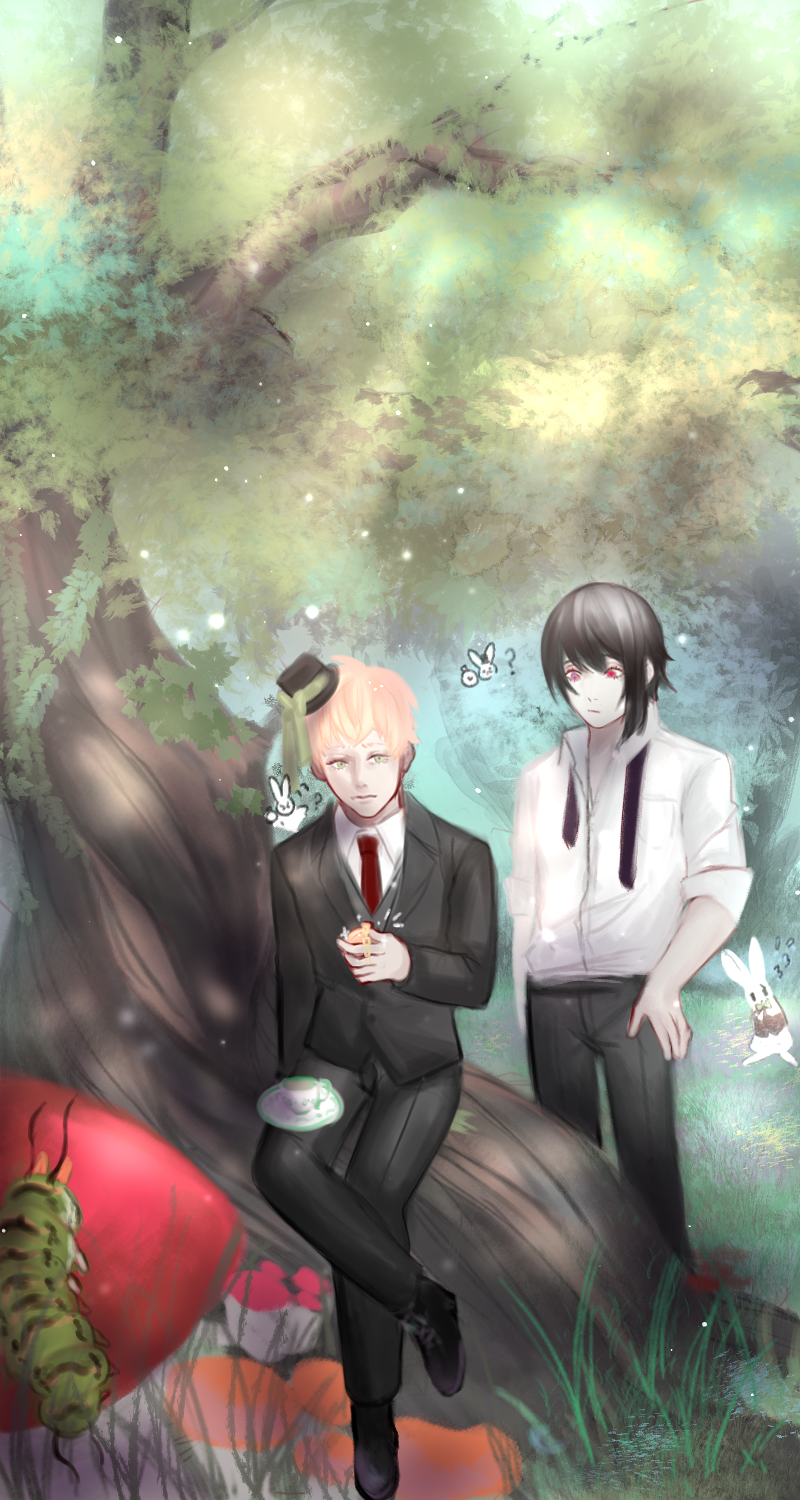 [동화합작AU_그림_이상한 나라의 엘리스_하모니_장토끼].png