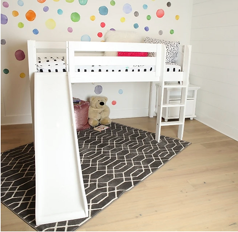 loft bed and crib